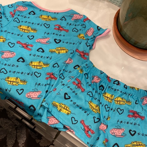 Friends PJs - short sleeve and shorts - size 10 - Picture 4 of 5
